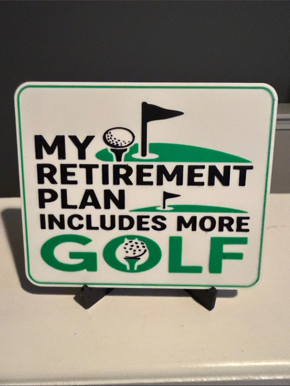 Retirement sign Set - 3D printed 6” x 5” qty4 - Picture 2 of 6